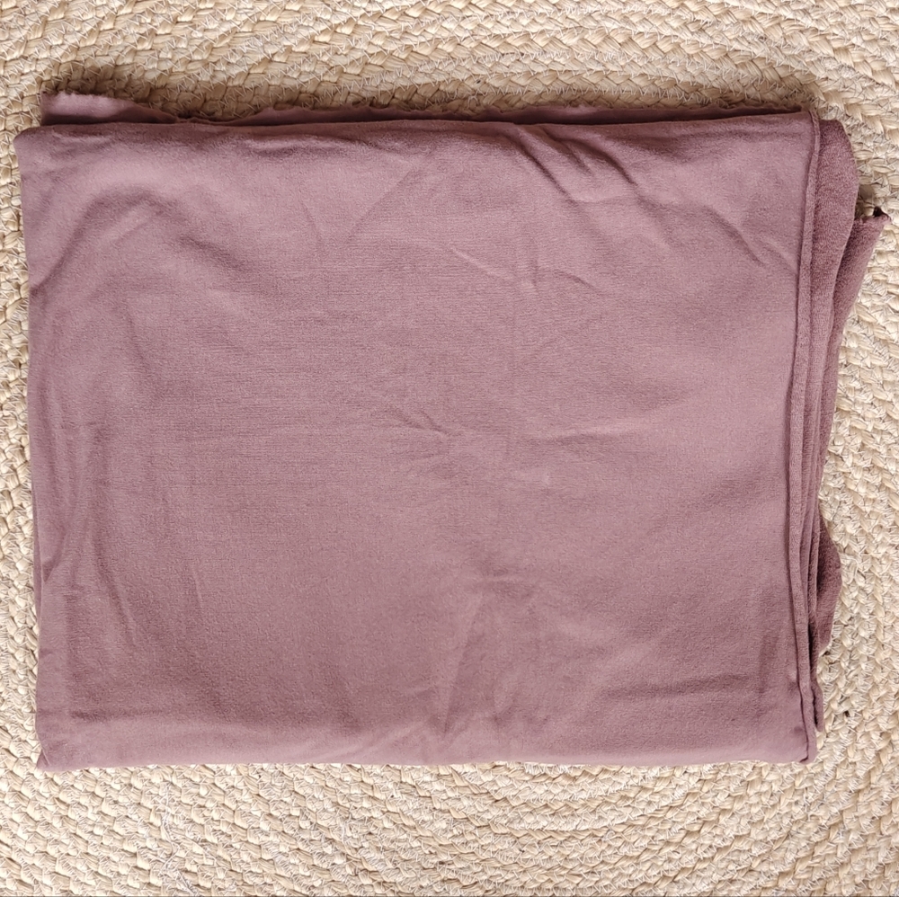 Isee Fabrics Cotton Spandex French Terry 1.5 M - Dusty Rose